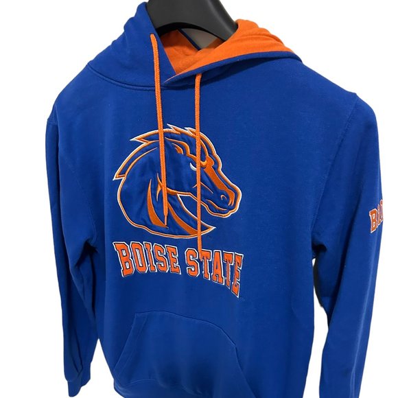 Colosseum Boise State Broncos Hooded Sweatshirt Size Medium Embroidered - Picture 2 of 7